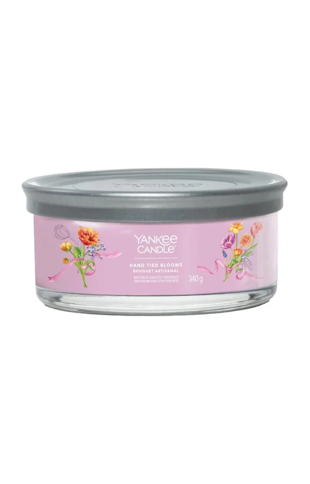 Bougie 5 mèches – Bouquet artisanal – 340 g