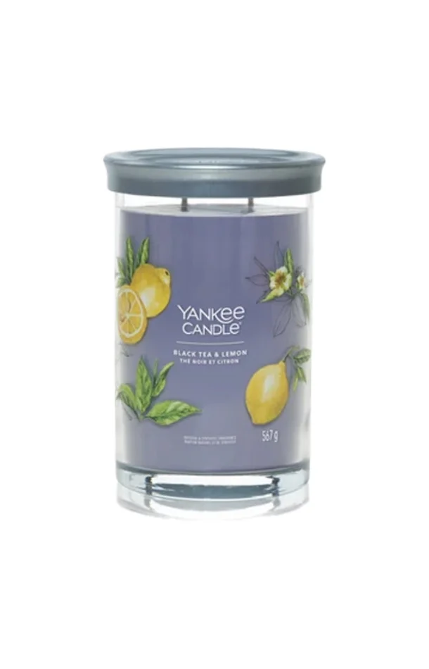 Bougie gobelet – Thé noir & citron – Grand modèle – 576 g