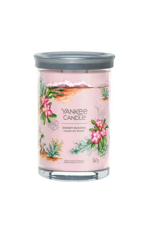 Bougie gobelet -Fleurs du désert – Grand modèle – 567 g