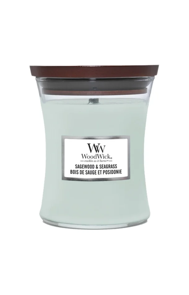Bougie jarre – Bois de sauge & posidonie – Moyen modèle – 275 g