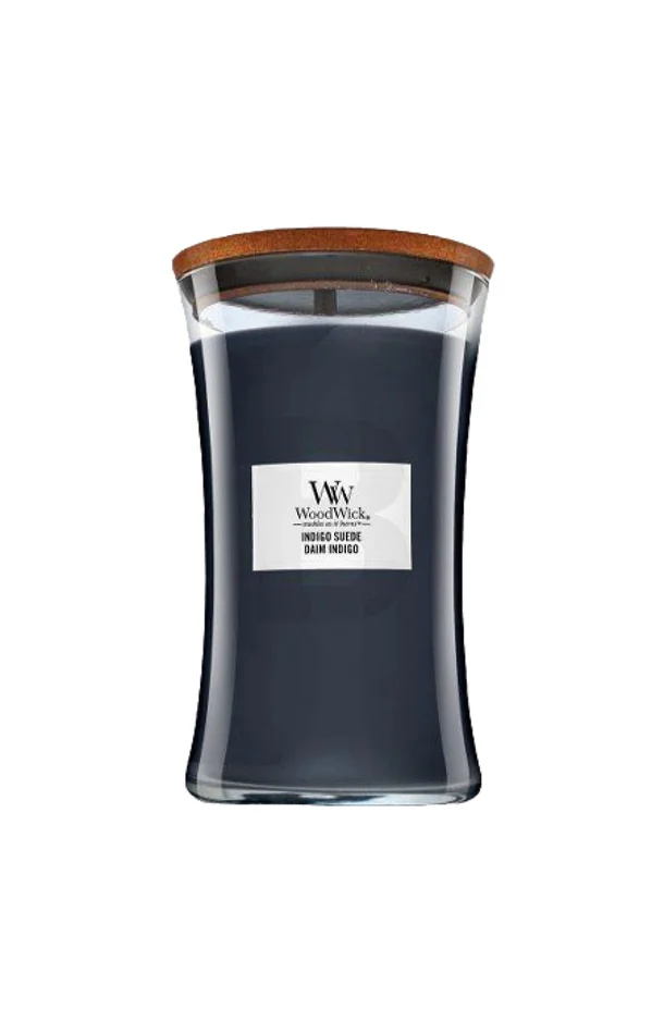 Bougie jarre – Daim indigo – Grand modèle – 609 g