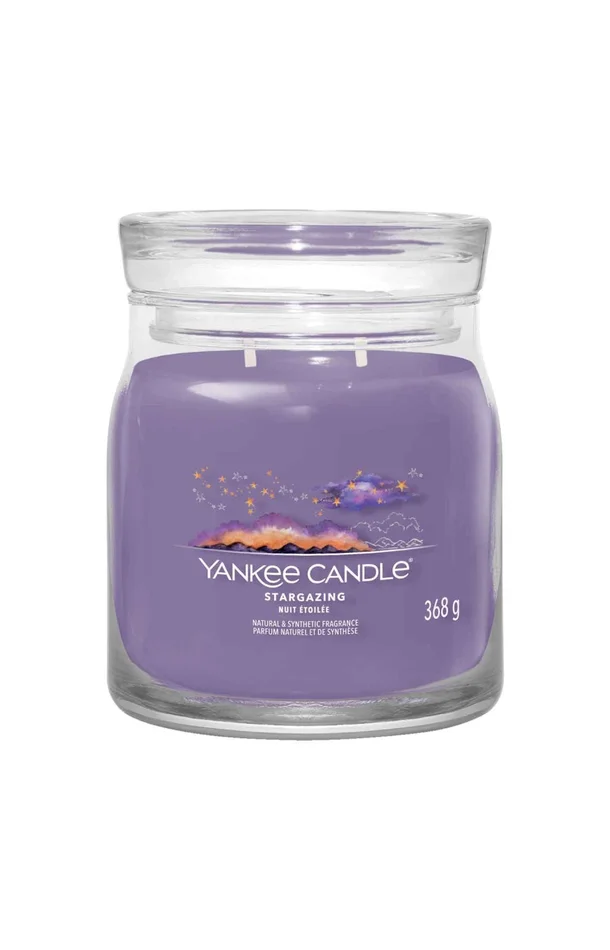 Bougie jarre – Nuit étoilée – Modèle medium – 368 g