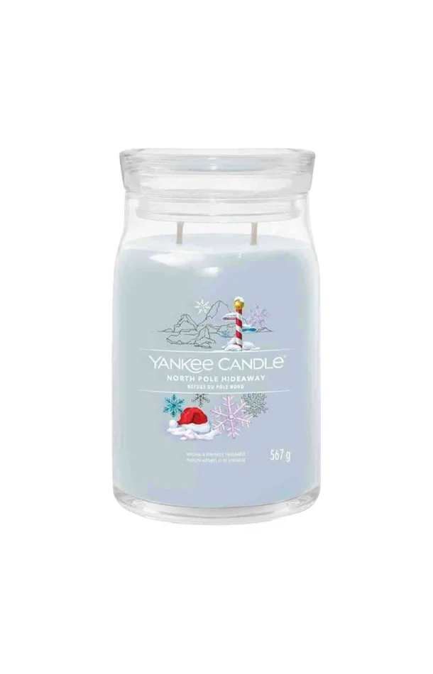 Bougie jarre – Refuge du Pôle Nord – Grand modèle – 623 g