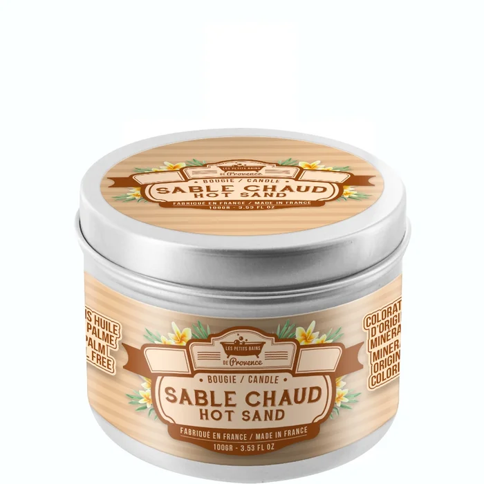 Bougie Parfumée – Sable Chaud