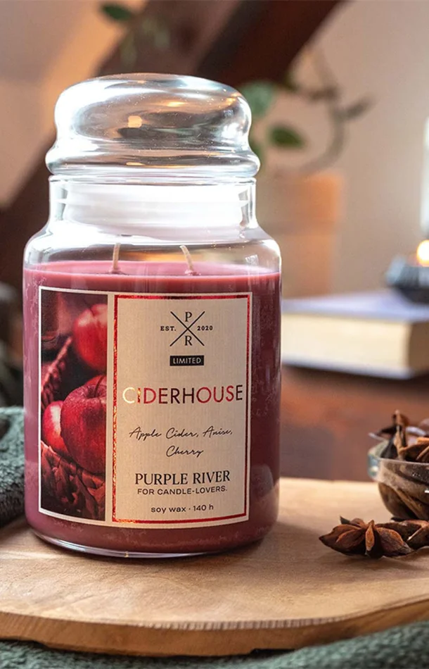 Bougie parfumée – Ciderhouse – Pomme & cannelle – 623 g