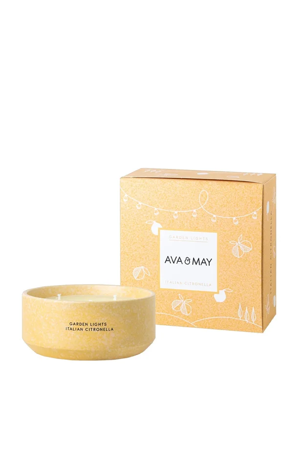 Bougie parfumée – Citronnelle Italienne – Citronnelle & vanille – 450 g