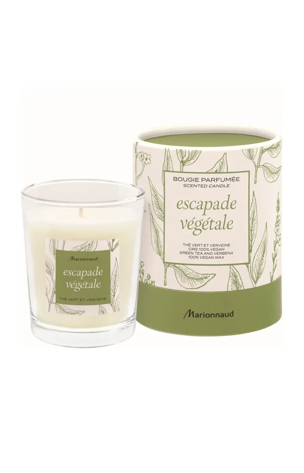 Bougie parfumée – Escapade Végétale – Thé vert & verveine – 75 g