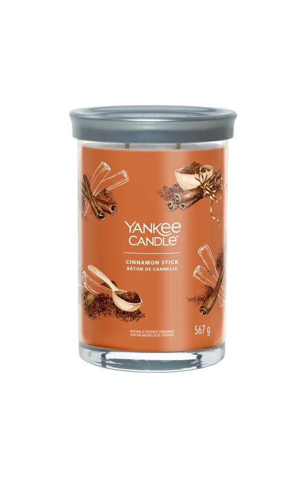 Bougie signature gobelet – Bâton de cannelle – Grand modèle – 567 g