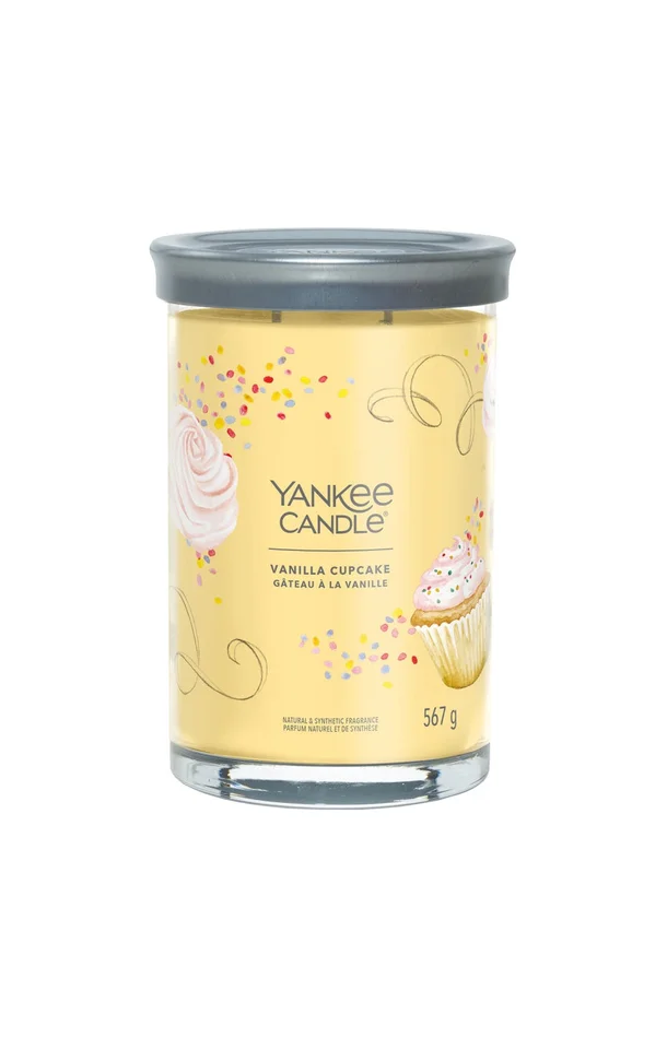 Bougie signature gobelet – Gâteau à la vanille – Grand modèle – 567 g