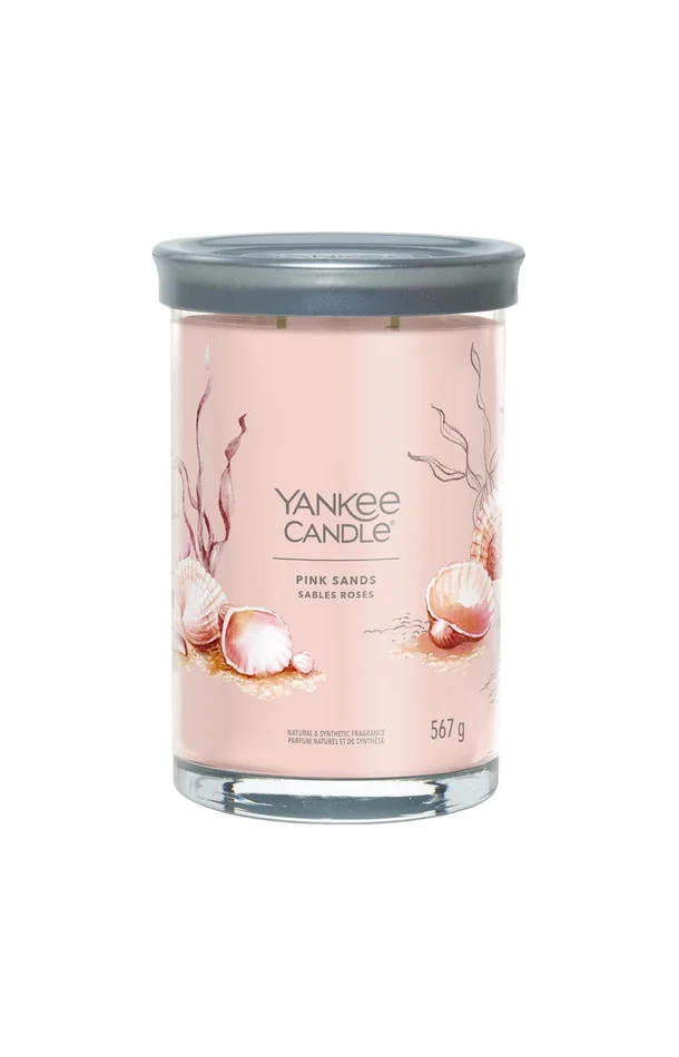 Bougie signature gobelet – Sables roses – Grand modèle – 567 g