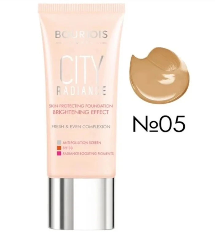 Bourjois City Radiance Fond de Teint SPF30 05 Golden Beige