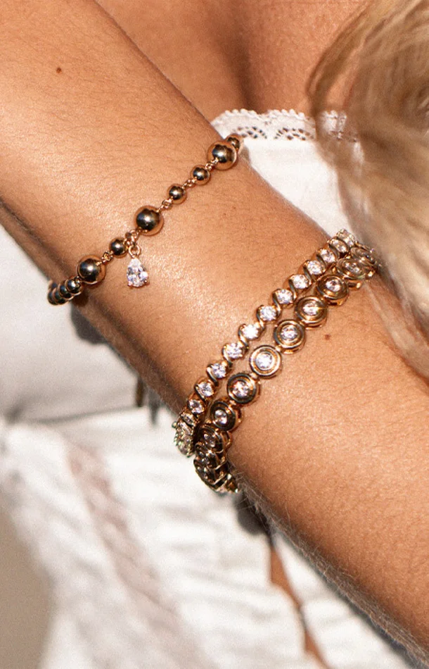 Bracelet – Cassis – Laiton doré or 1 micron