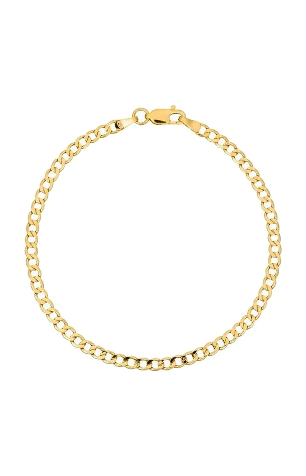 Bracelet maille Ovalys – Or jaune 375/1000