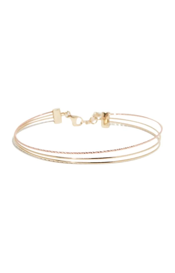 Bracelet Raymond – Or tricolore 375/1000