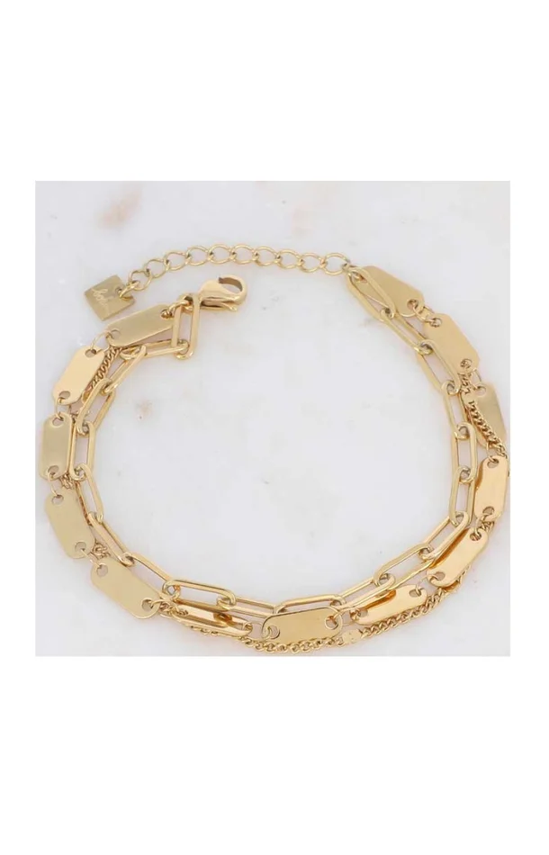 Bracelet Wiktoria – Acier inoxydable doré
