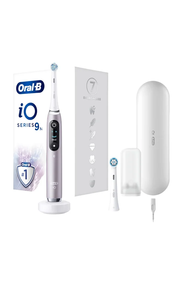 Brosse à dents électrique connectée Bluetooth – iO 9N – Rose quartz
