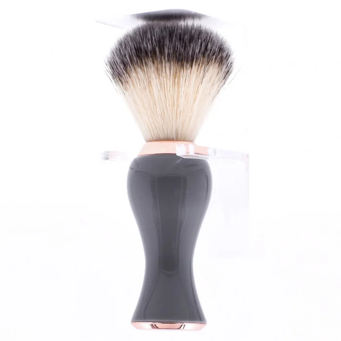 Brosse à Raser Manche Gris et Rose Gold