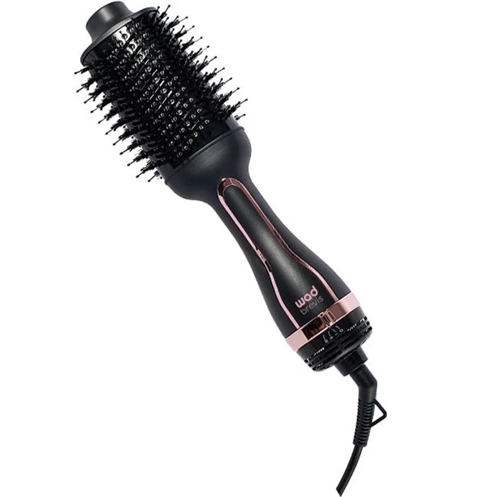 Brosse coiffante & séchante – Brevis – Noir & rose gold