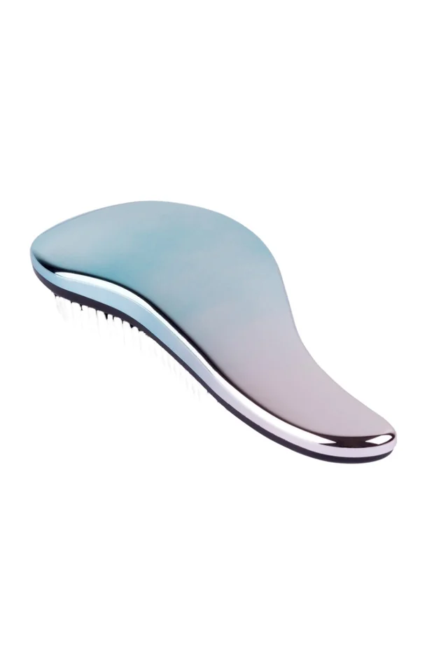 Brosse démêlante – Bleu & argenté – Cheveux