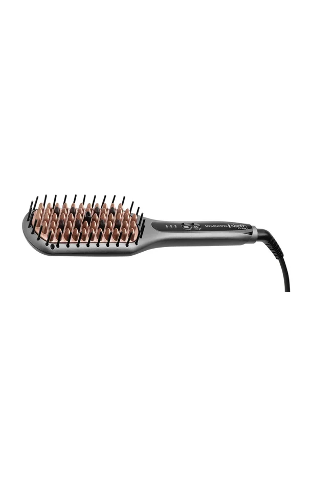 Brosse lissante – Keratin Protect – 2-en-1 – Bronze