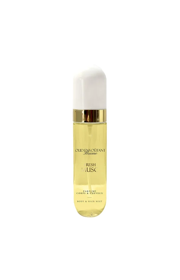 Brume parfumée – Oud Envoûtant – Biscuit & jasmin – 80 ml