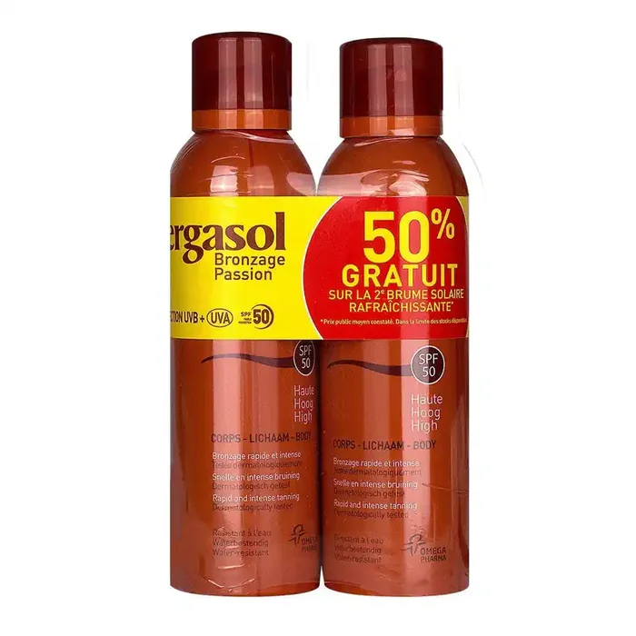 Brume rafraîchissante SPF50 2x150ml