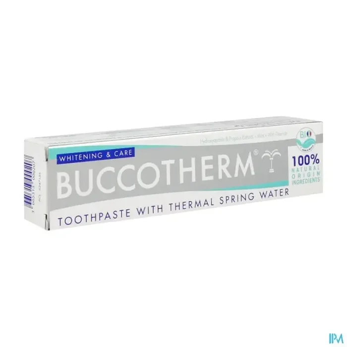 Buccotherm blancheur soin dentifrice bio 75ml