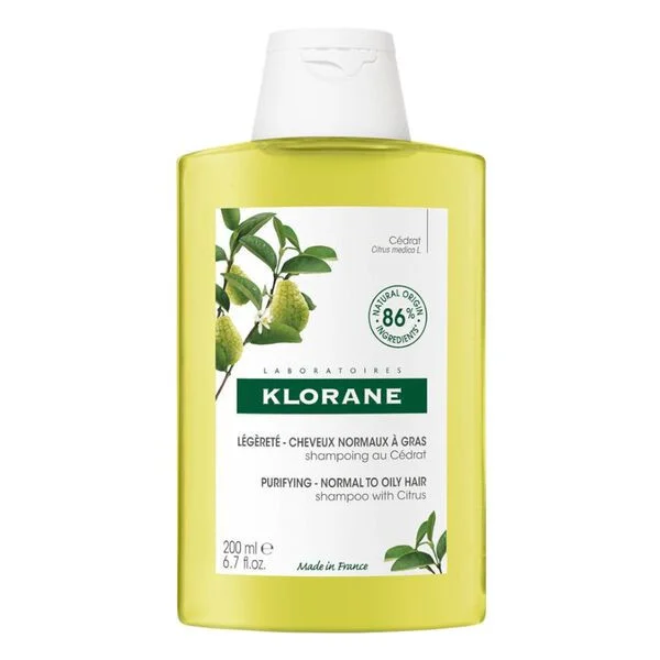 Cédrat – Shampoing Purifiant et Séborégulateur – Cheveux Normaux à Gras