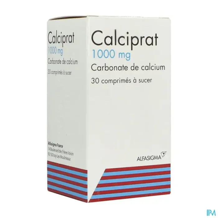 Calciprat 1000mg comprimé à sucer 30