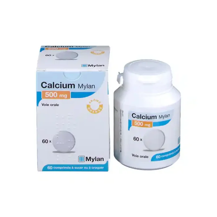 Calcium Mylan 500mg 60 comprimes
