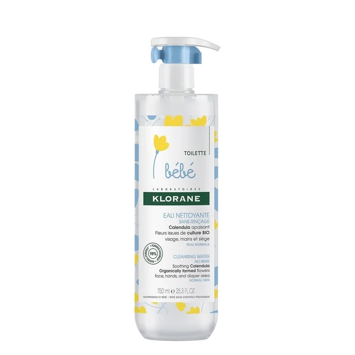 Calendula Bio Bébé – Eau Nettoyante Sans Rinçage