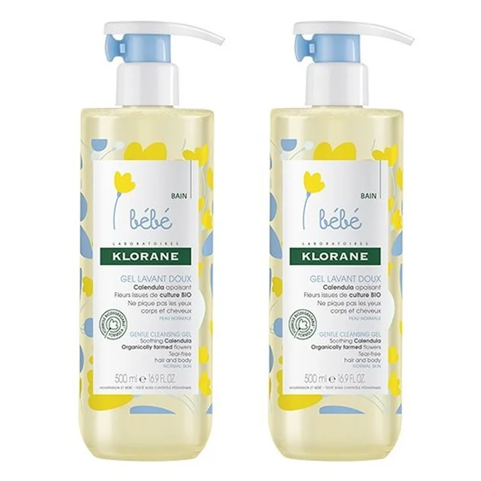 Calendula Bio Bébé – Gel Lavant Doux – 2 x 500 ml