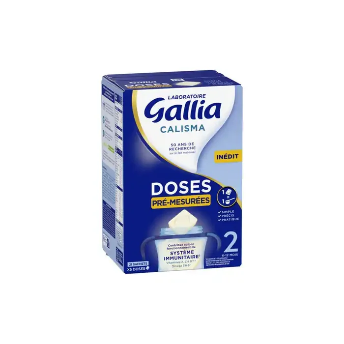 CALISMA DOSES 2 6-12 mois 21 SACHETS GALLIA