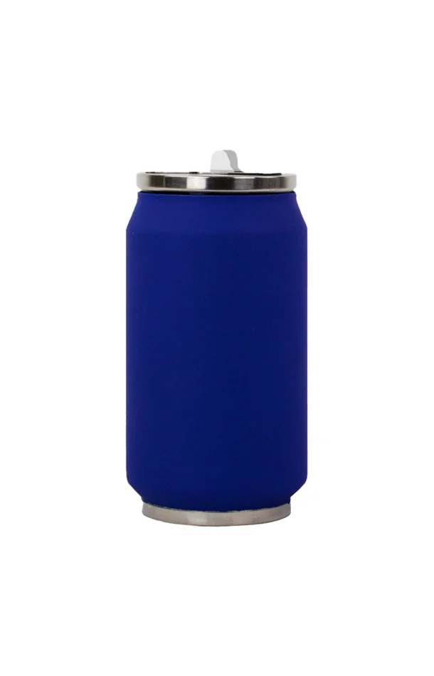 Canette isotherme – Soft touch – Bleu nuit – 280 ml