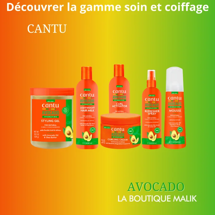 CANTU AVOCADO ≡ Gamme coiffage et soin
