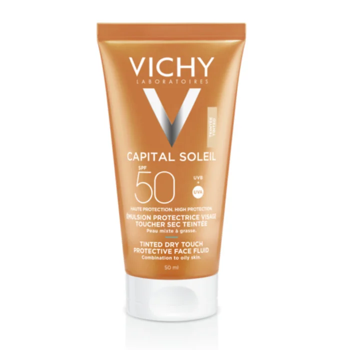 Capital Soleil – BB Emulsion Toucher Sec Teintée SPF50 50 ml
