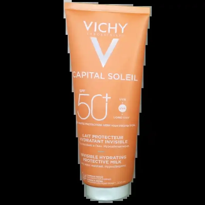 CAPITAL SOLEIL LAIT PROTECTEUR HYDRATANT INVISIBLE SPF50+ 300ML VICHY