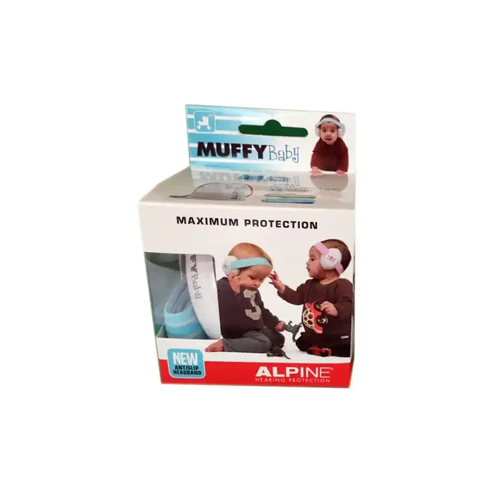 CASQUE MUFFY BABY BLEU ALPINE HEARING PROTECTION