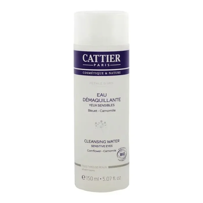 Cattier Eau Démaquillante Yeux Sensibles Flacon 100 mL