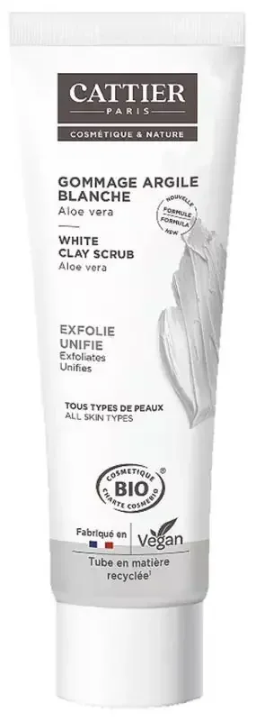 Cattier Gommage Argile Blanche – 100 ml