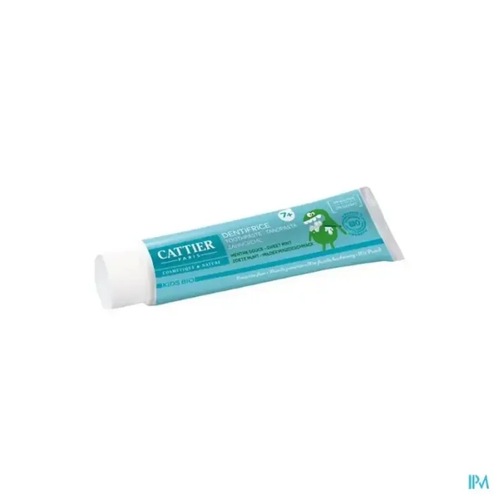 Cattier kids dentifrice 7ans+ menthe douce bio 50ml