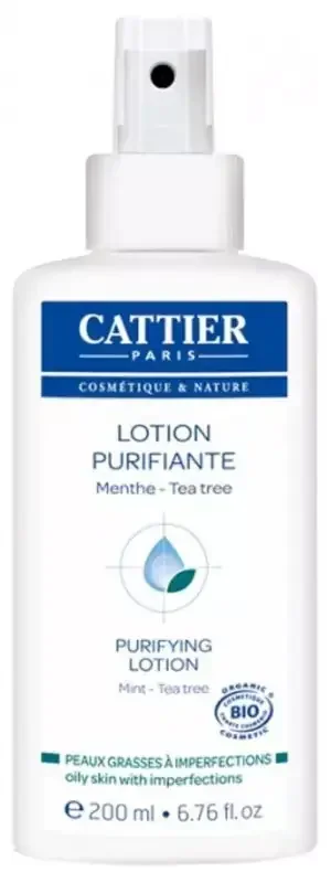 Cattier Lotion Purifiante – Peaux Grasses à Imperfections – 200 ml