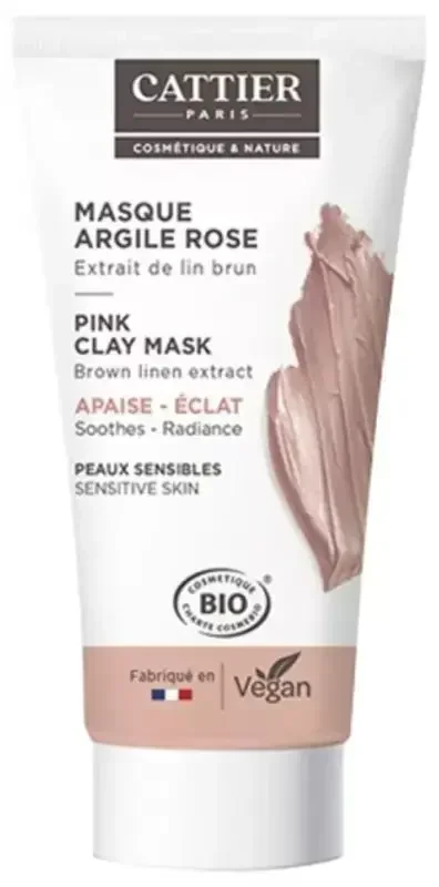 Cattier Mini Masque Argile Rose – 30 ml