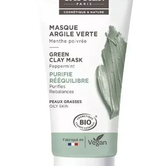 Cattier Mini Masque Argile Verte 30 mL – Purifie