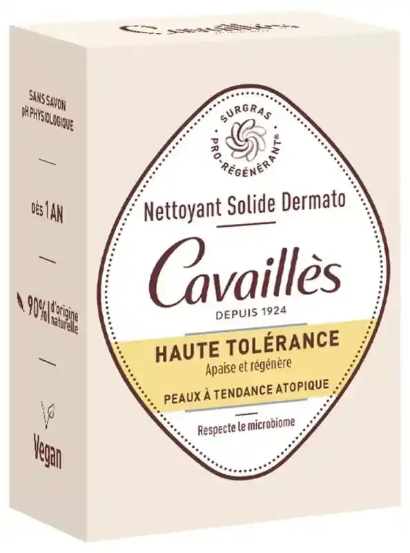 Cavaillès Nettoyant Solide Dermato Haute Tolérance Peaux à Tendance Atopique 100 g
