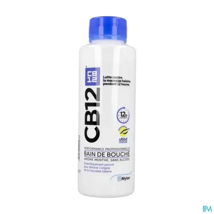 Cb12 bain de bouche solution menthe sans alcool 500ml