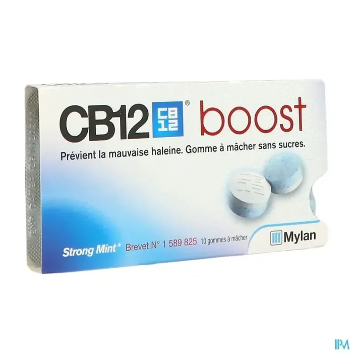 Cb12 boost gommes à mâcher sans sucre menthe forte 10