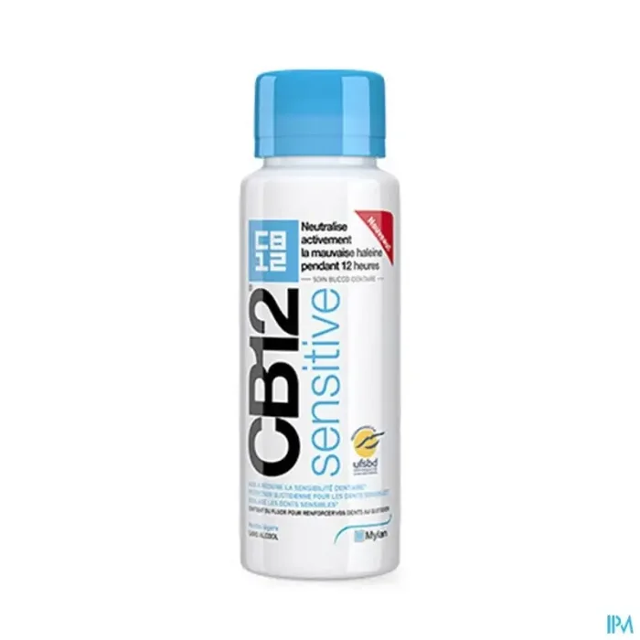 Cb12 sensitive bain de bouche effet 12h 250ml