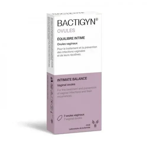 CCD BACTIGYN – Ovules Equilibre Intime, 7 Ovules Vaginaux