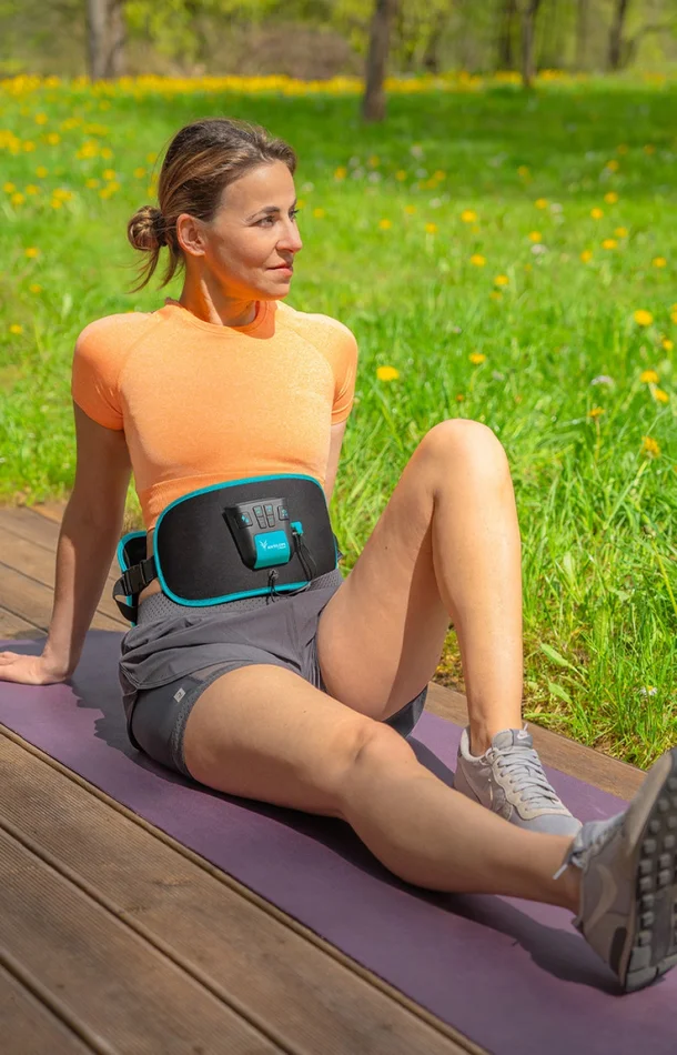 Ceinture de musculation – Corefit II – 4 électrodes – Noire